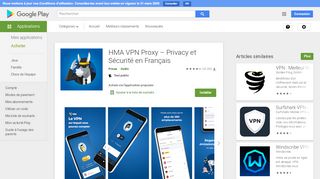 
                            8. HMA! VPN Proxy – Privacy et Sécurité en Français – Applications ...