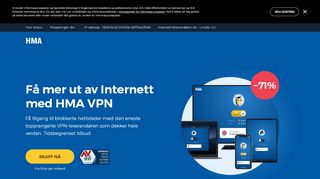 
                            1. HMA! VPN-tjeneste | Tilgang til nettsteder med Hide My Ass!