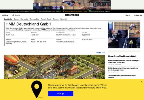 
                            7. HMM Deutschland GmbH: Company Profile - Bloomberg