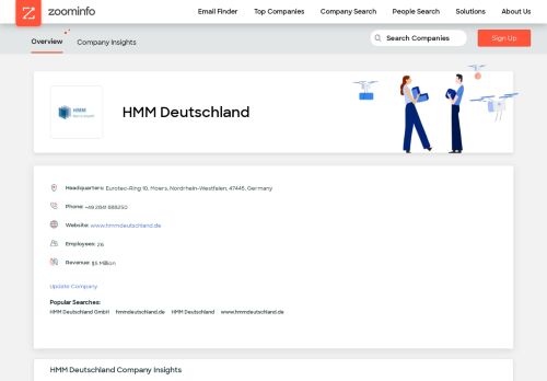 
                            12. HMM Deutschland GmbH | ZoomInfo.com