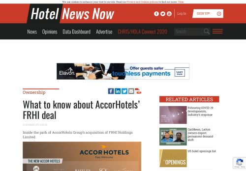 
                            11. HNN - What to know about AccorHotels' FRHI deal