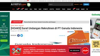 
                            12. [HOAKS] Surat Undangan Rekrutmen di PT Garuda Indonesia ...