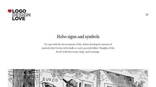 
                            1. Hobo signs and symbols, code for the road | Logo Design Love