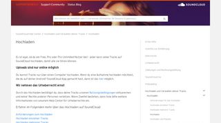 
                            3. Hochladen – SoundCloud Help Center