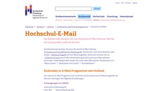 
                            1. Hochschul-E-Mail | Hochschule Flensburg