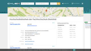 
                            11. Hochschulbibliothek der Fachhochschule Bielefeld, Schildesche ...