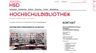 
                            7. Hochschulbibliothek - Hochschule Düsseldorf