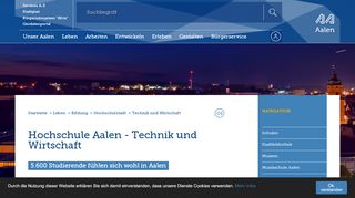 
                            11. Hochschule Aalen - Technik und Wirtschaft - Stadt Aalen