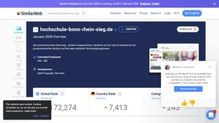 
                            13. Hochschule-bonn-rhein-sieg.de Analytics - Market Share Stats ...
