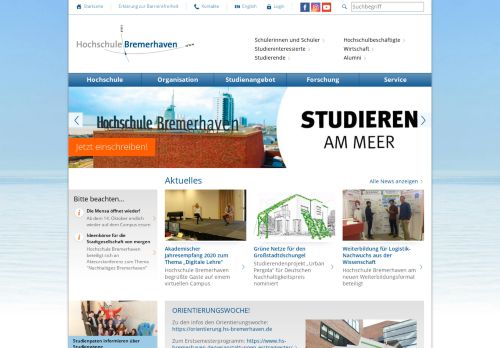 
                            4. Hochschule Bremerhaven: Startseite