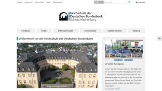 
                            8. Hochschule der Deutschen Bundesbank: Startseite