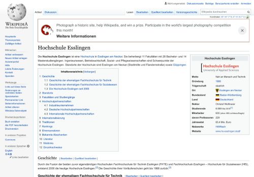 
                            13. Hochschule Esslingen – Wikipedia
