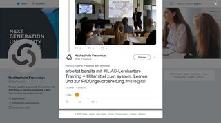 
                            10. Hochschule Fresenius on Twitter: 