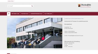
                            12. Hochschule für Finanzen und Landesfinanzschule Rheinland-Pfalz ...