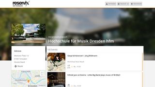 
                            5. Hochschule für Musik Dresden hfm Dresden - Tickets online bestellen ...