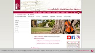 
                            12. Hochschule für Musik FRANZ LISZT Weimar - Webmail