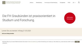 
                            6. Hochschule für Technik und Wirtschaft HTW Chur - HTW Chur