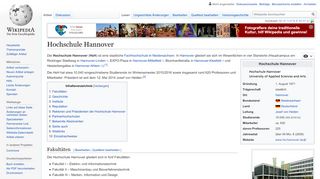 
                            8. Hochschule Hannover – Wikipedia