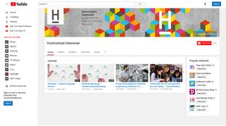 
                            7. Hochschule Hannover - YouTube