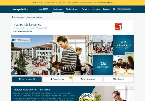 
                            7. Hochschule Landshut - 465 Bewertungen zum Studium - Studycheck