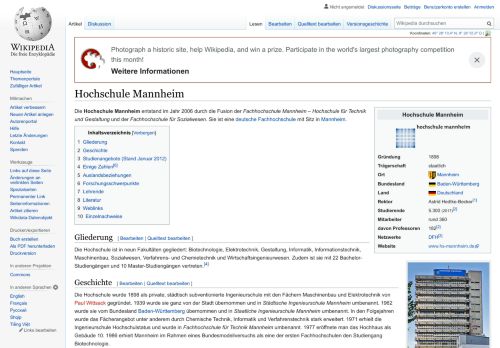 
                            12. Hochschule Mannheim – Wikipedia