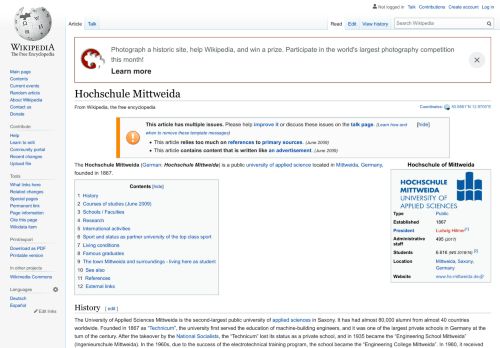 
                            5. Hochschule Mittweida - Wikipedia