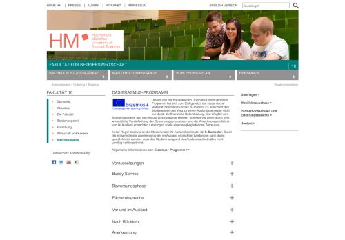 
                            5. Hochschule München - Betriebswirtschaft - Internationales - Outgoing