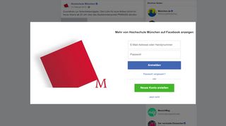 
                            8. Hochschule München - Facebook