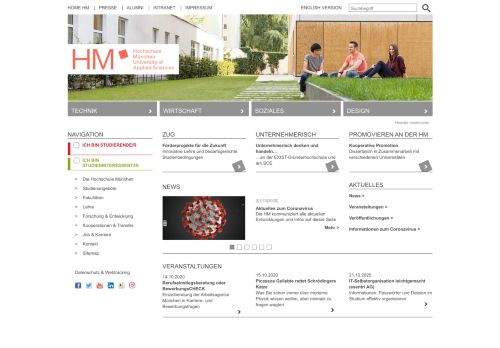 
                            7. Hochschule München - Hochschule für angewandte Wissenschaften ...