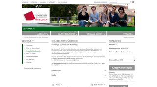 
                            8. Hochschule München - Zentrale IT- Services für Studierende - E-Mail ...