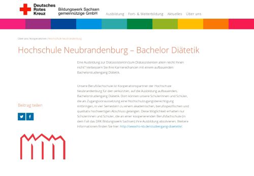 
                            13. Hochschule Neubrandenburg - DRK Bildungswerk Sachsen