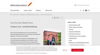 
                            12. Hochschule Niederrhein - Mönchengladbach.de