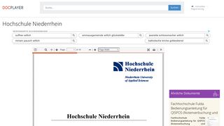 
                            10. Hochschule Niederrhein - PDF - DocPlayer.org