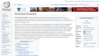 
                            8. Hochschule Osnabrück – Wikipedia