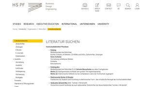 
                            4. Hochschule Pforzheim - Literaturrecherche