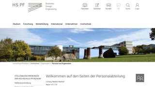 
                            10. Hochschule Pforzheim - Personal und Organisation
