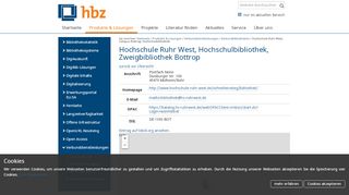 
                            12. Hochschule Ruhr West, Campus Bottrop, Hochschulbibliothek ...