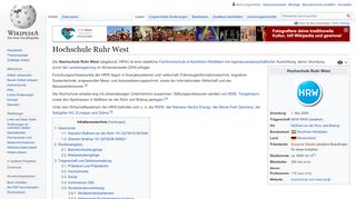 
                            11. Hochschule Ruhr West – Wikipedia