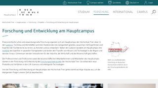 
                            9. Hochschule Trier - Fachbereich Informatik: Online-Bewerbung