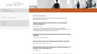 
                            12. Hochschule Trier - Personalrat: Dienstvereinbarungen