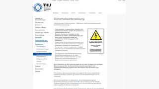 
                            3. Hochschule Ulm : Sicherheitsunterweisung