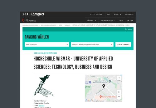 
                            10. Hochschule Wismar - University of Applied Sciences: Technology ...