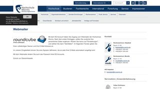 
                            3. Hochschule Worms: Webmailer