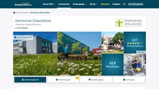 
                            12. Hochschule Zittau/Görlitz - 394 Bewertungen zum Studium - Studycheck