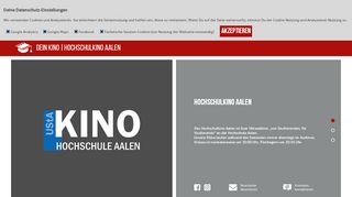 
                            13. Hochschulkino Aalen (Aalen) - unifilm.de