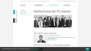 
                            2. Hochschulrat - FH Aachen