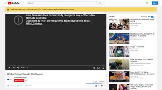 
                            7. Hochschulsport an der Uni Siegen - YouTube