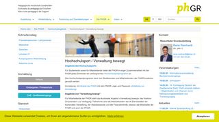 
                            7. Hochschulsport / Verwaltung bewegt - phGR Pädagogische ...