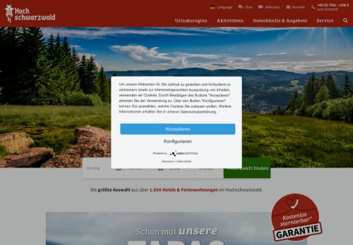 
                            12. Hochschwarzwald - Verbringen Sie Ihren Urlaub im Schwarzwald
