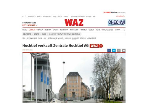 
                            8. Hochtief verkauft Zentrale Hochtief AG | waz.de | Essen